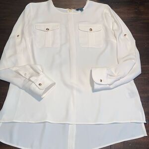 Ladies, Ralph Lauren blouse, long sleeve or roll at 3/4 sleeve business casual